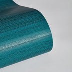 Tempaper Textured Teal Green Horizontal Faux Grasscloth Removable Peel and - Image 9