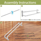 Towel Rack for Bathroom, Double Towel Bar 24Inch, Stainless Steel Bathroom - Image 7