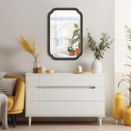 WallBeyond 20" x 30" Rounded Corner Arch Wall Mirror - Image 3