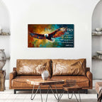 Christian Wall Art Eagle Decor Isaiah 40 31 Wall Art Bible Verse Wall Decor - Image 4