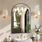 NEWBULIG 22X30 Inch Arched Bathroom Mirror - Image 2