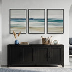 Framed Abstract Coastal Wall Art - Image 4