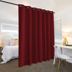 RYB HOME Blackout Room Divider Curtain, Soundproof Privacy Screen Curtains - Image 3