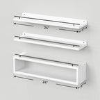 WOPITUES Floating Shelves for Wall 24 inch - Image 3