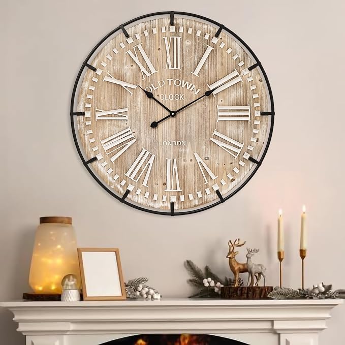 EMAX HOME 30 Inch Extra Large Wall Clock - Image 2