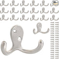 CBWLWJ 20 Pack Coat Hooks Wall Hooks by CBWLWJ