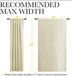 NICETOWN Blackout Curtains for Living Curtains, Room Darkening Curtains & - Image 7