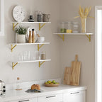 DINZI LVJ Long Wall Shelves, 31.5Inch Wall Mounted Shelves, Floating Shelves - Image 5