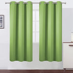 LEMOMO Light Green Thermal Blackout Curtains/42 x 72 Inch/Set of 2 Panels Room by Lemomo