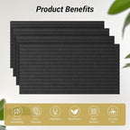 TONOR Dual-Layer Thickened Acoustic Wall Panels Self Adhesive, 4 Pack - Image 6