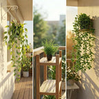 5 Pack Fake Plants for Wall Home Room Office, Artificial Hanging Plants - Image 4