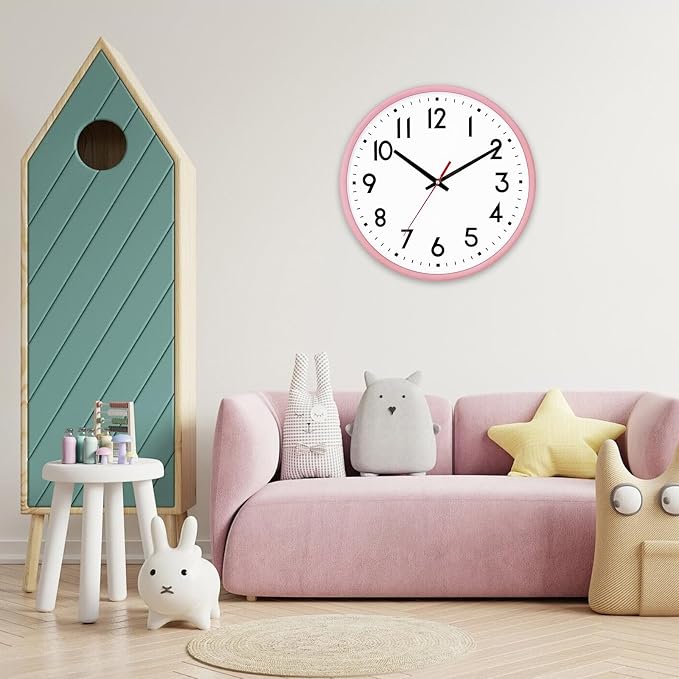 HZDHCLH Wall Clock Silent Wall Clocks Battery Operated 12 Inch Modern Non - Image 6