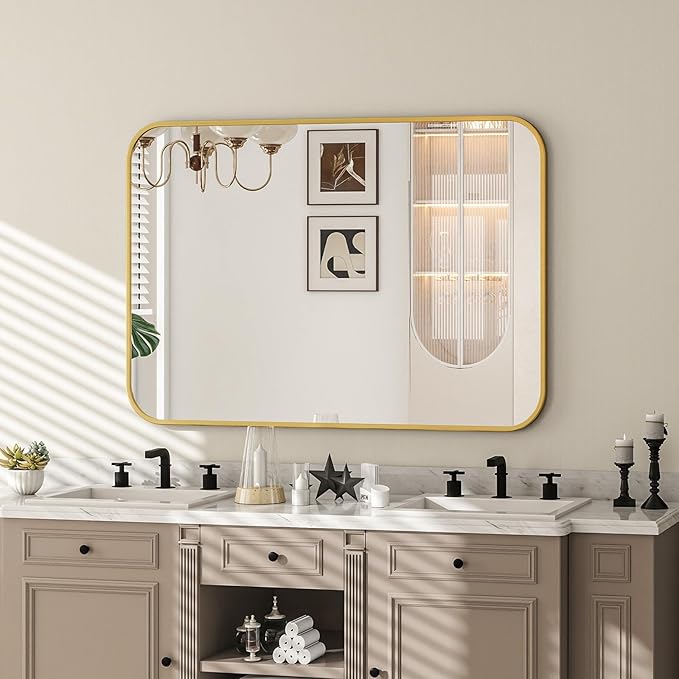 26×38 Inch Bathroom Mirror by Unknown