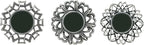Retro Silver Mirrors for Wall Pack of 3. Round Mirrors. Decorative - Image 3