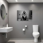 Funny Bathroom Wall Decor for Room Aesthetics - Image 2