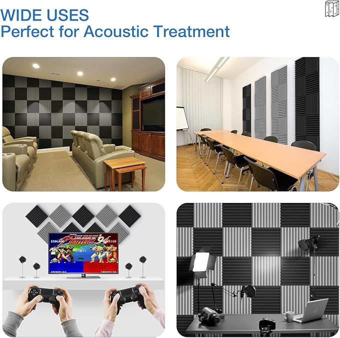 12 Pack Self-Adhesive Acoustic Panels - Image 6
