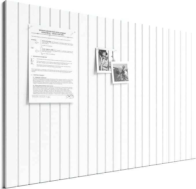 Bumusty Large Cork Board Alternative-36 x 24" Felt Bulletin Board Tiles by BUMUSTY
