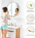 Sweetcrispy 28 Inch Round Wall Mirror - Image 2