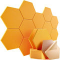 12 Pack Self-Adhesive Acoustic Panels 12" X 10" X 0.4" by Dailycooper