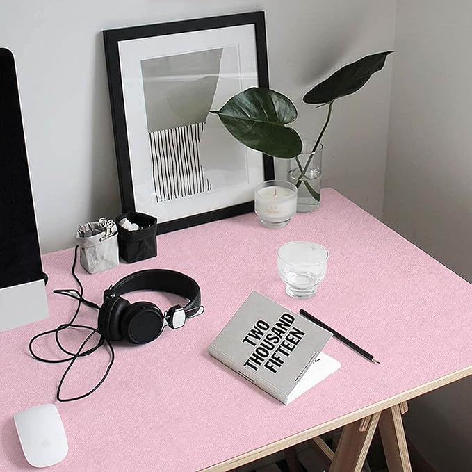 Abyssaly Pink Wallpaper Stick and Peel Removable Self Adhesive Pink Wall Paper - Image 5