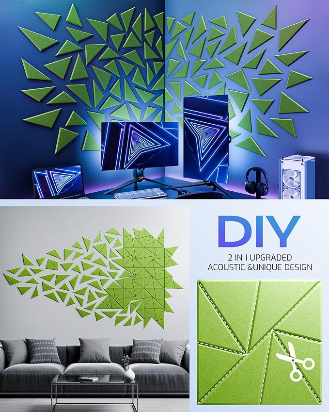 12 Pack Acoustic Panels, Sound Proof Foam Panels - Image 5
