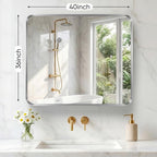 NEWBULIG 36X40 Inch Bathroom Mirror - Image 2