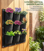 WFIST Vertical Hanging Planter Bag, Breathable Felt Wall Garden Planter - Image 4
