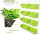 Kaibrite 8 Pockets Vertical Garden Wall Planter Raised Beds Hanging Planter - Image 2