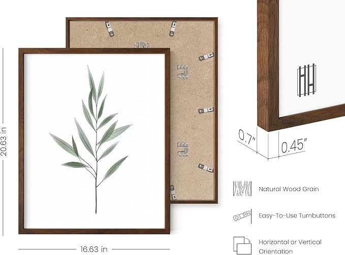 HAUS AND HUES Green Plant Art Print Set of 4-16x20 - Image 3