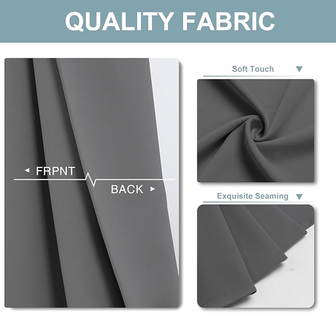 ChrisDowa Blackout Curtains 95 inches Long - Image 3