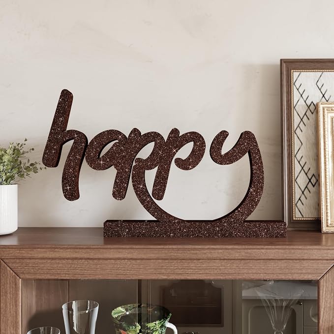 CRE8TIVE Dark Brown Glitter Wallpaper Border Peel and Stick Wall Border 8"x80" - Image 8