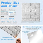 12 Pack Acoustic Panels, Sound Proof Foam Panels - Image 2