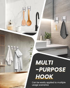 Heavy Duty Adhesive Hooks - 26lb Max - Image 6