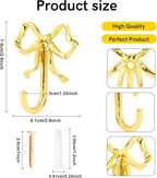 10 Pcs Gold Bow Hooks, Bow Hooks - Image 2