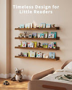 Shario Nursery Book Shelves, Scalloped Shelves, Wall Book Shelves - Image 5