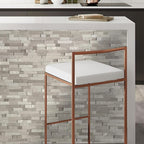 SUNWINGS 5-Sheet Peel and Stick Mosaic Natural 3D Stone Self Adhesive Marble - Image 7