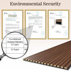 4 Pack Wood Panels for Wall, 47.24" x 23.81" Acoustic Wood Slat Wall Panel for - Image 5