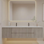 Light Wood Contact Paper for Cabinets Wood Grain Vinyl Wrap Grey Wood Wallpaper - Image 7