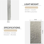 4PCS PU Wall Panels Stone Texture - Image 2