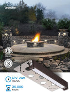 LEONLITE 8-Pack 7 Inch LED Hardscape Lighting, Update Retaining Wall Lights - Image 5