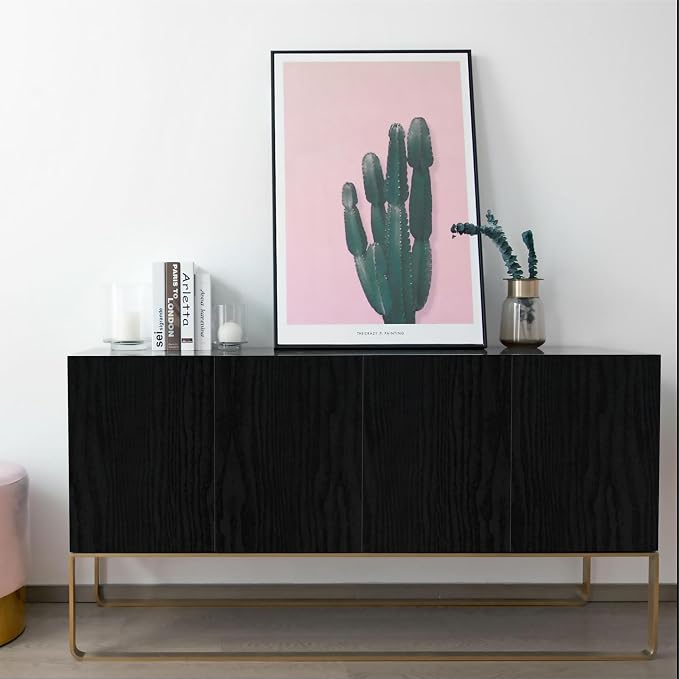 Vinjiasin Peel and Stick Wallpaper Black Wallpaper Black Wood Contact Paper - Image 7