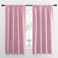 NICETOWN Blackout Curtains for Bedroom, Rouge Pink, 1 Pair, 42 by 45-inch by NICETOWN