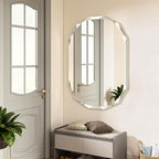 Bathroom Mirrors for Over Sink, Round Frameless Mirrors for Wall, 20x30 Inch - Image 3