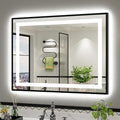 40x30 Inch LED Bathroom Mirror by Briivuemodernmirrors