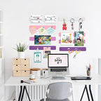 8 Packs Felt Pin Board Bar Strips Bulletin Board - Image 6