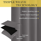 NICETOWN Grey Bedroom Blackout 90 inch Curtain - Image 2