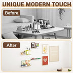 Qukaka Floating Shelves for Wall Decor, Living Room, Bathroom Decor, Nail - Image 7