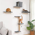 FUKUMARU Cat Wall Shelves, Stable & Safe 4 in 1 Cat Walls Furniture Set by FUKUMARU