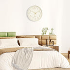 Foxtop Modern Wall Clock Silent Non Ticking Battery Operated Quartz Round Wall - Image 6