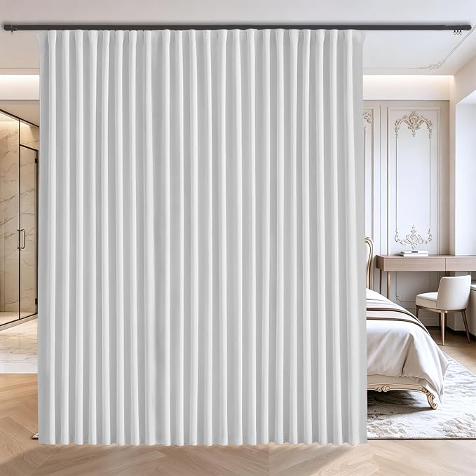 Floor to Ceiling Curtain for Wall Ceiling Mount Track by Grichril